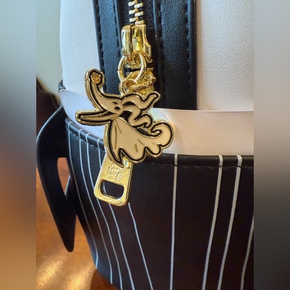 NWT LF Nightmare Before Christmas Angry Jack Skellington Cosplay Mini Backpack - Picture 5 of 8